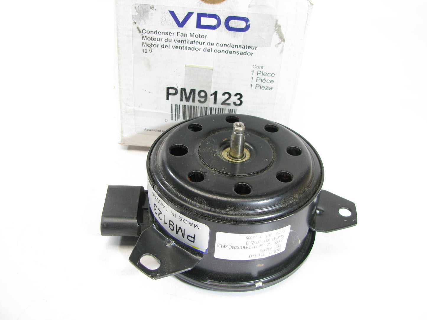 VDO PM9123 Engine Cooling Fan Motor - Left