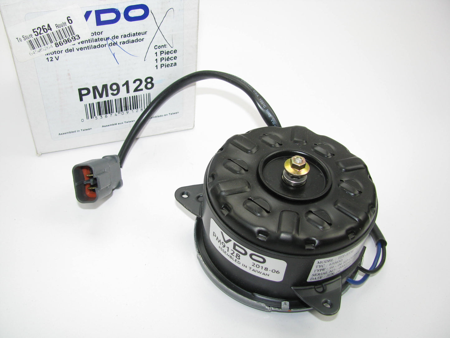 VDO PM9128 Engine Cooling Fan Motor For 1999-2004 Honda Odyssey