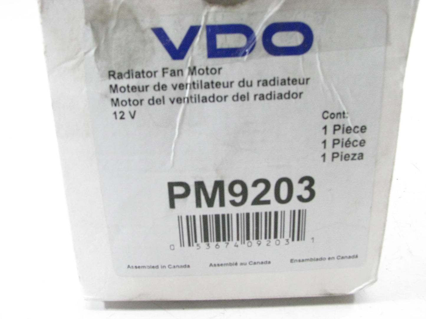 VDO PM9203 Engine Cooling Fan Motor For 1995-1998 Neon