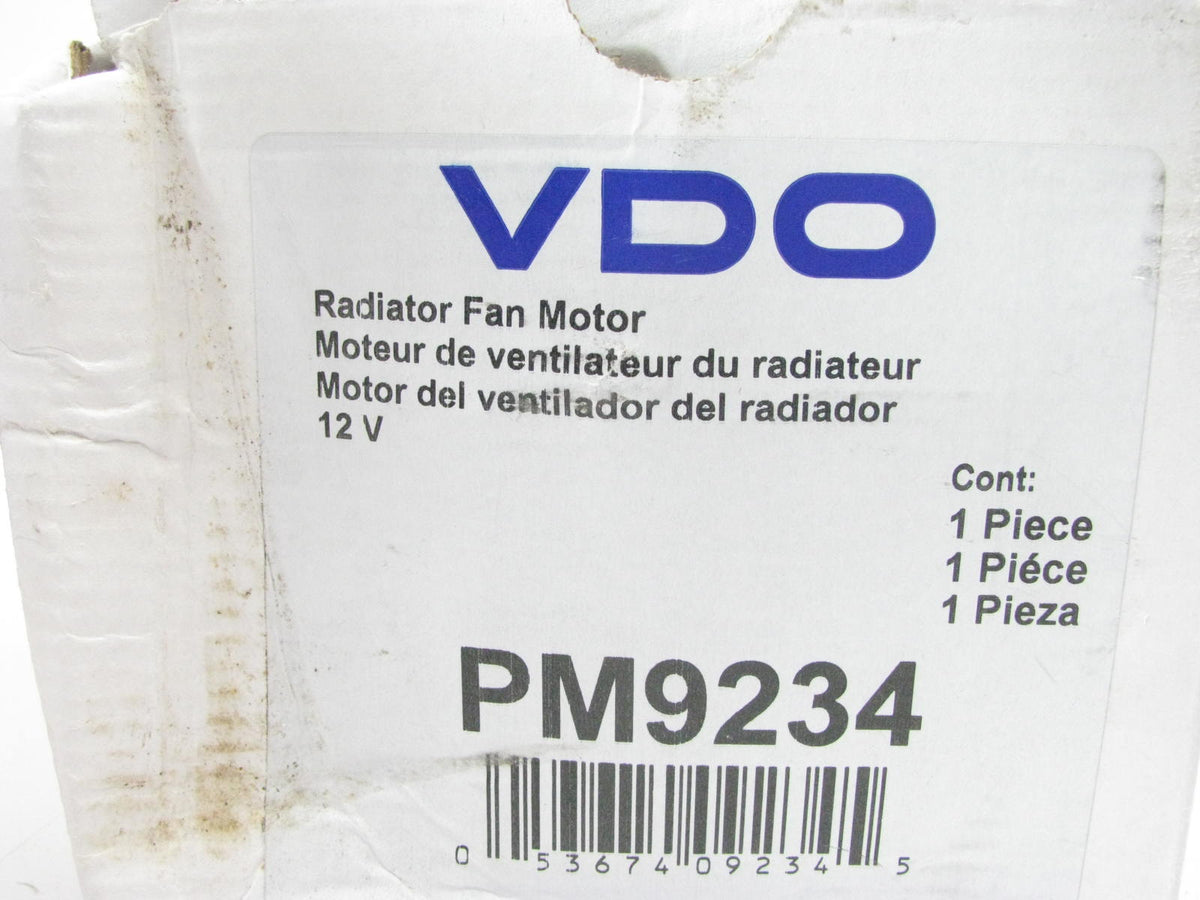 VDO PM9234 Engine Cooling Fan Motor