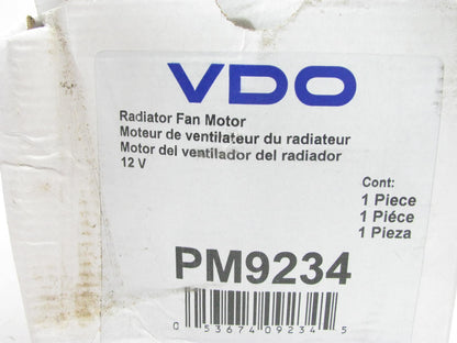 VDO PM9234 Engine Cooling Fan Motor