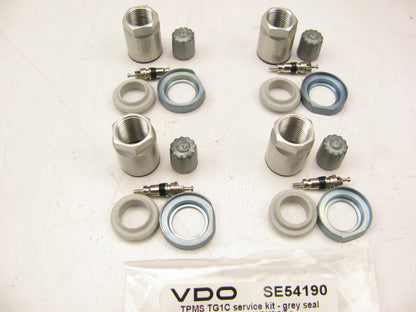 (4) VDO SE54190 TPMS Tire Pressure Monitor Sensor Service Kit