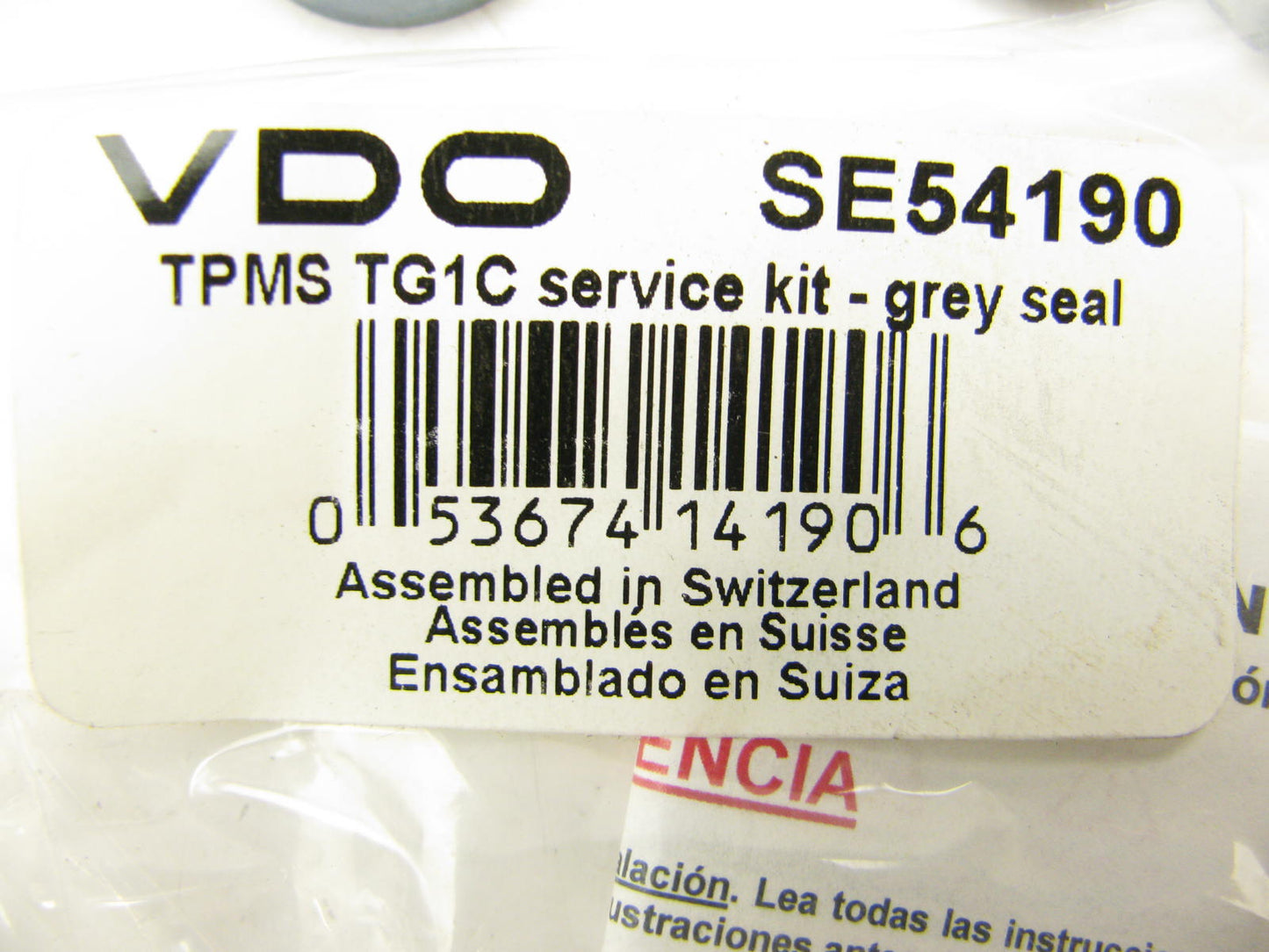 (4) VDO SE54190 TPMS Tire Pressure Monitor Sensor Service Kit