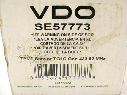VDO SE57773 TPMS Tire Pressure Monitor Sensor