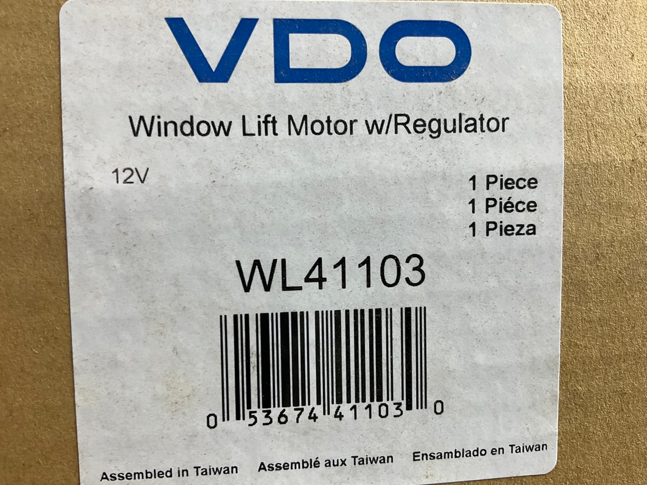 VDO WL41103 Front Left Power Window Motor W/ Regulator For 2005-2010 Pontiac G6