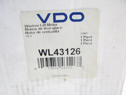 VDO WL43126 Power Window Motor - Rear Right