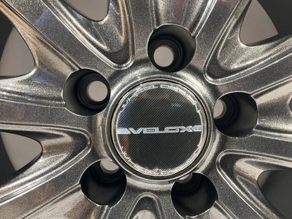 Velox 80116011 Nirvana Black Metallic Alloy Wheel Rim 16''x6.5'' 5x100 Offset 42