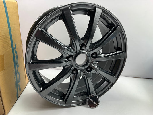 Velox Nirvana Black Metallic Alloy Wheel 16x6.5'', 5x114.3 PCD (5x4.5''), +42mm