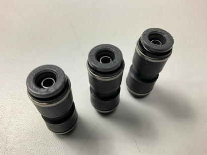 (5) Velvac 016640 Push-Lock Air Brake Fitting, Full Union, 1/4''