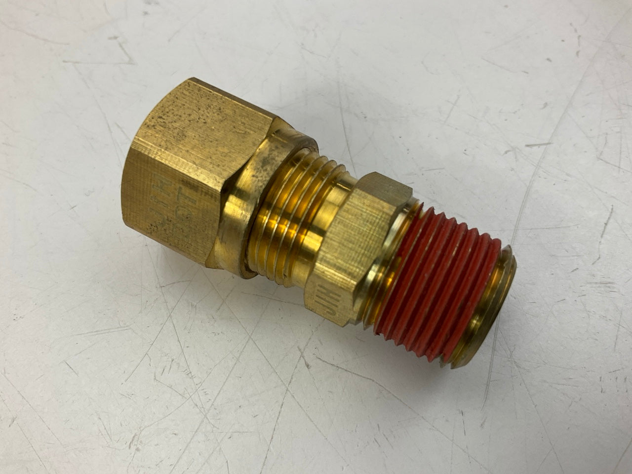 (5) VELVAC Air Brake Fitting DOT Approved 1/2'' Tube 3/8'' NPT Male Connector