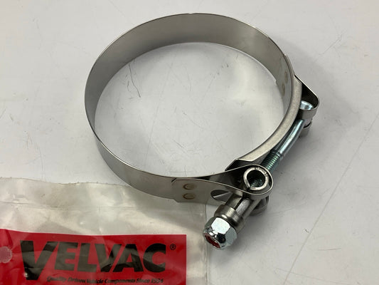 Velvac 022588 T-Bolt Exhaust Clamp, 83-90 Mm, 3-1/4'' - 3-9/16''