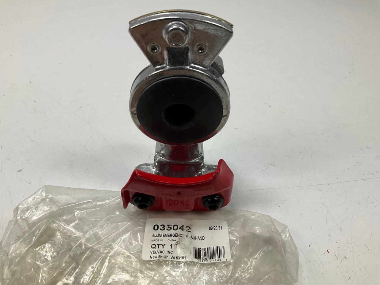 Velvac 035042 Aluminum Gladhand, Emergency