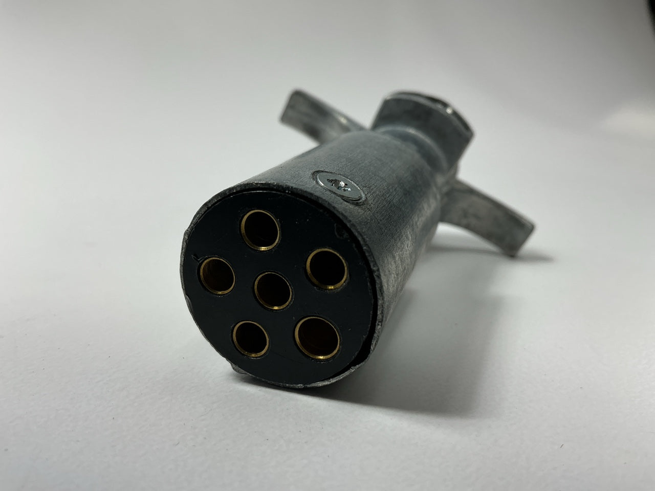 Velvac 055050 Six-Way Trailer Connector Plug Without Spring Guard