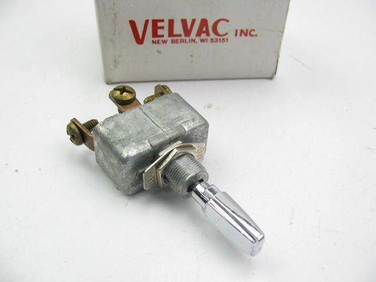 Velvac 090043 Heavy Duty Single Pole Toggle Switch - 6-24VDC 50 Amp SPDT