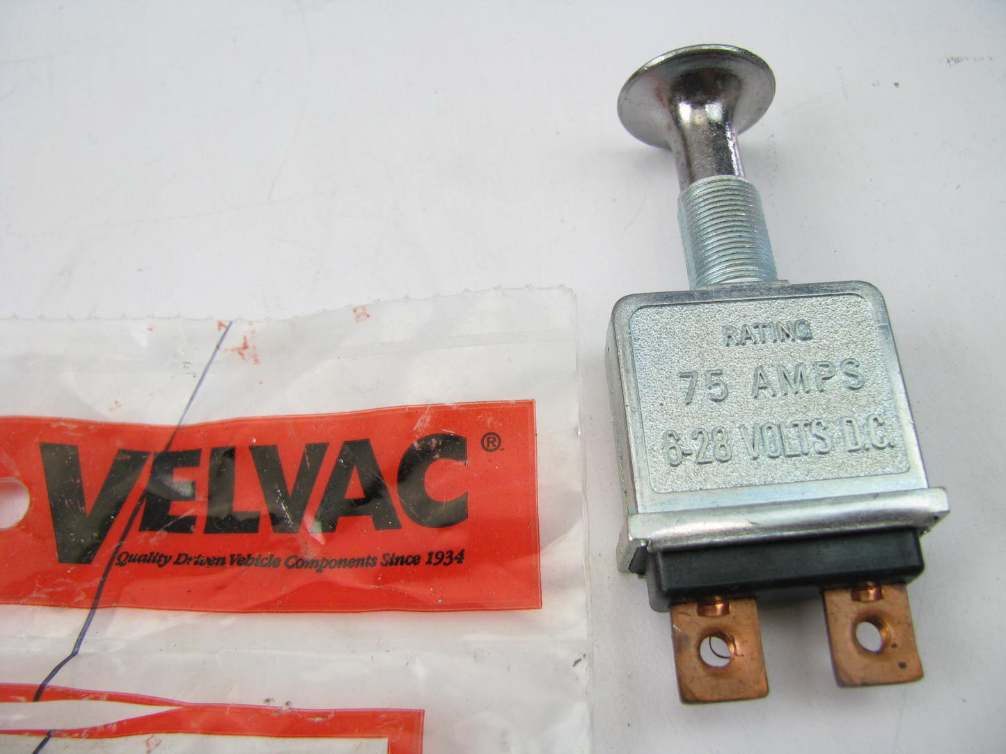 Velvac 090180 Universal Push Pull Switch 6-28V 75 Amp