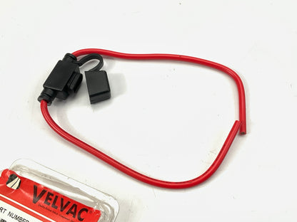 Velvac 091426 ATM / MINI In-Line Fuseholder, 12 Gauge Lead Wire
