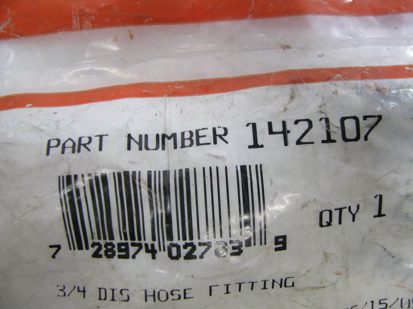 Velvac 142107 Discharge Hose Fitting - Compression 1''-18 Thread 3/4'' Hose OD