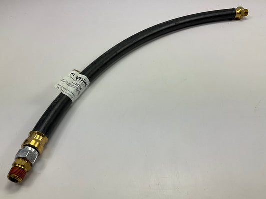 Velvac 148024 Air Brake Hose, 1/2'' X 3/8'' X 24'', One End Fixed, One End Swivel