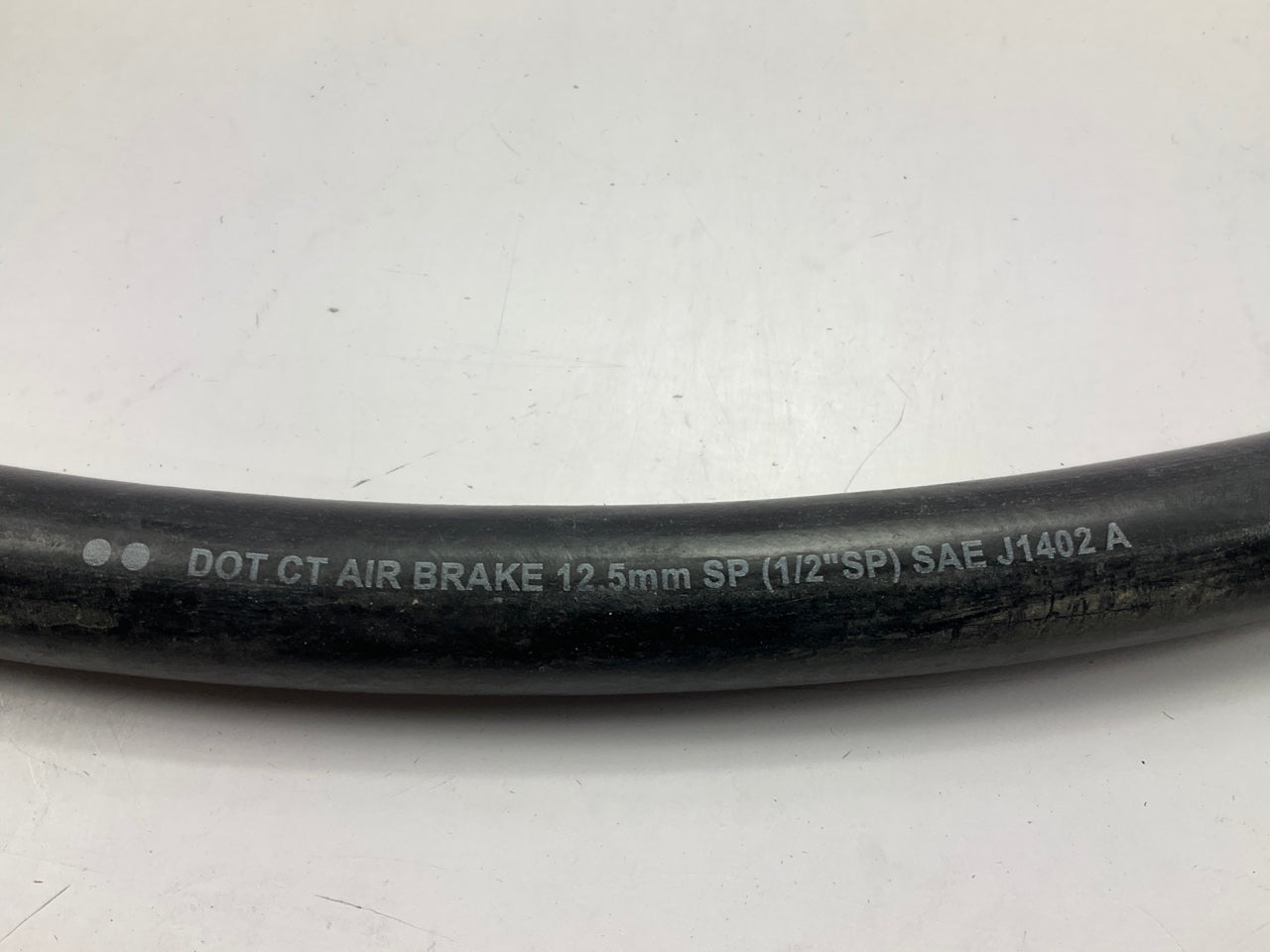 Velvac 148024 Air Brake Hose, 1/2'' X 3/8'' X 24'', One End Fixed, One End Swivel