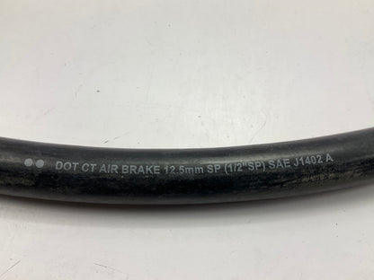 Velvac 148024 Air Brake Hose, 1/2'' X 3/8'' X 24'', One End Fixed, One End Swivel