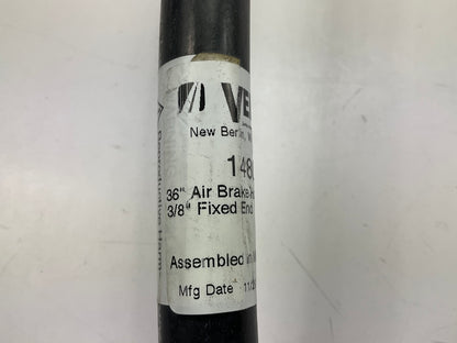Velvac 148036 Air Brake Hose, 1/2'' X 3/8'' X 36'', One End Fixed, One End Swivel