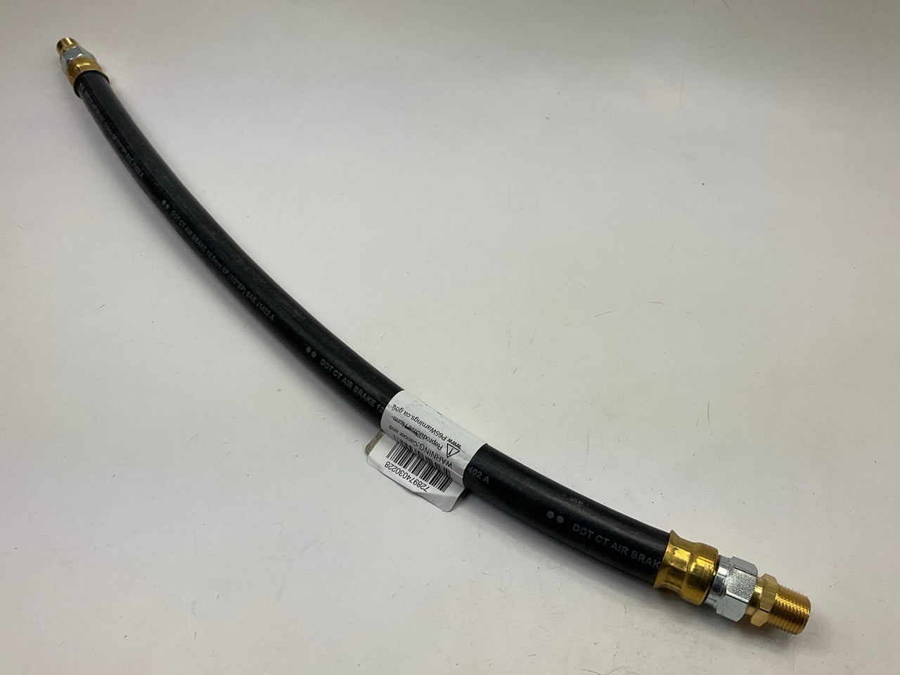 Velvac 148524 Air Brake Hose - 1/2'' X 3/8'' X 24'', Both Ends Swivel