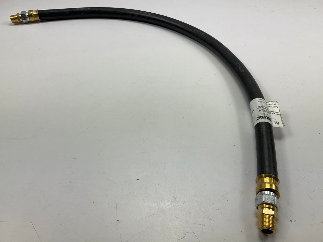 Velvac 148534 Air Brake Hose 1/2'' X 3/8'' X 34'', Both Ends Swivel