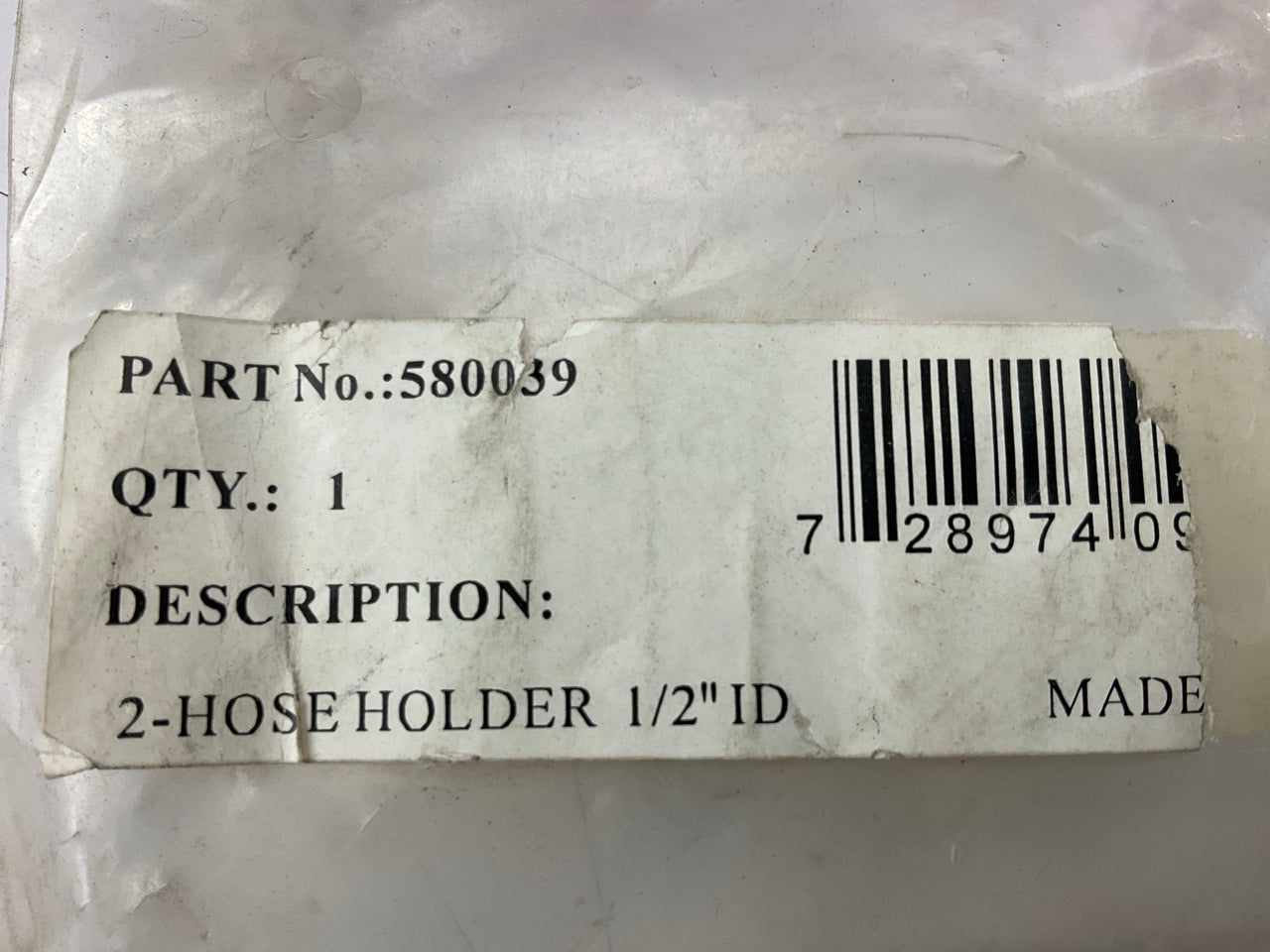 Velvac 580039 Two Hose Holder And Separator, 1/2'' ID