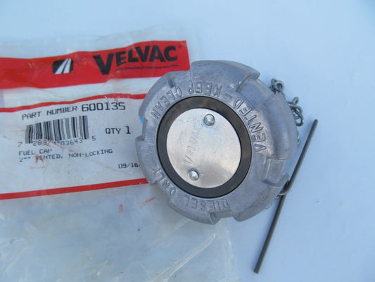 Velvac 600135 2'' Female Fuel Cap, Vented