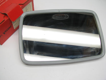 Velvac 704032 6.5'' X 10'' White Steel Mirror Head With Flat Glass