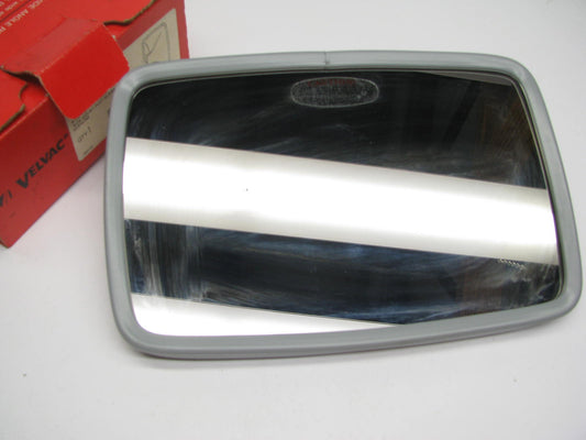 Velvac 704032 6.5'' X 10'' White Steel Mirror Head With Flat Glass