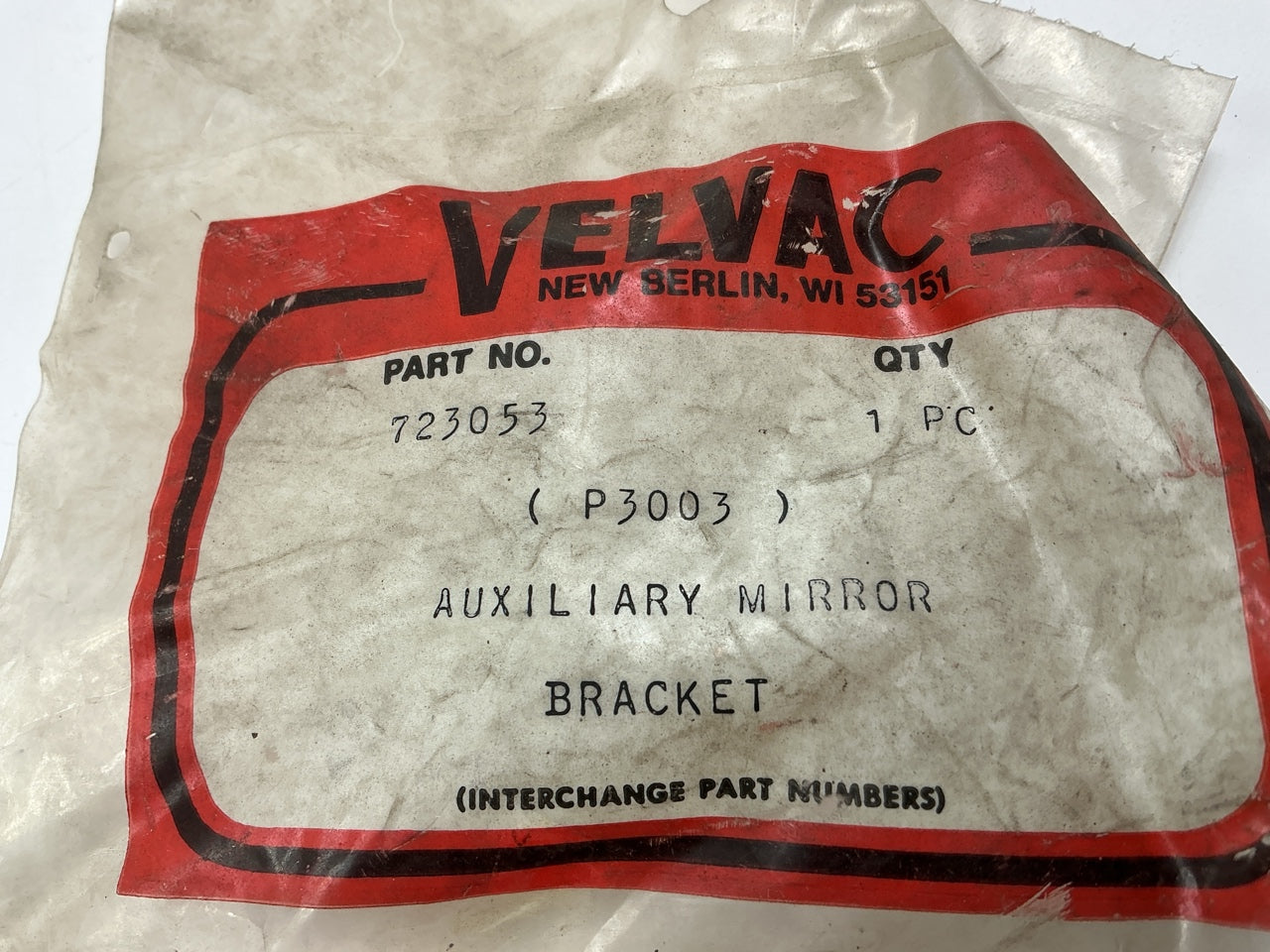 (2) Velvac 723053 Stainless Steel Mirror Mounting Brackets,  5'' X 1-1/2''