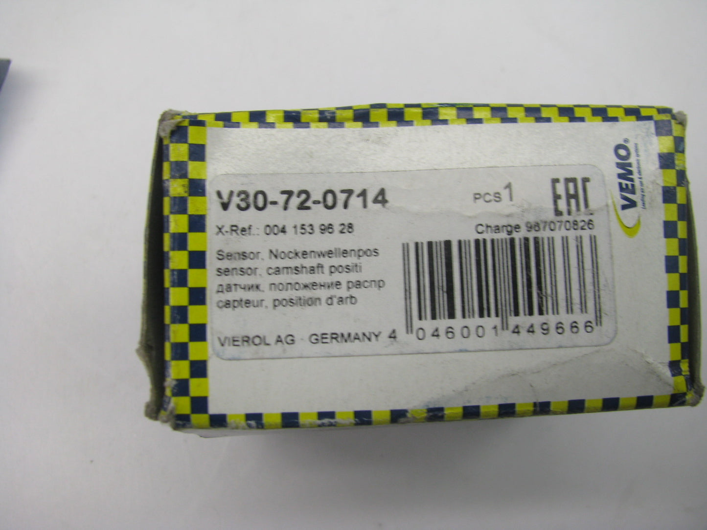 Vemo V30-72-0714 Engine Camshaft Position Sensor