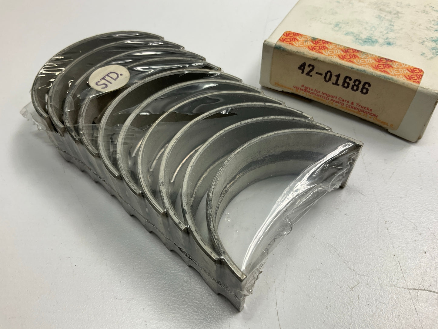 Vera 42-01686 Main Bearings STANDARD 1968-83 Toyota 1.1L 1.2L 1.3L KC 3KC 4KC