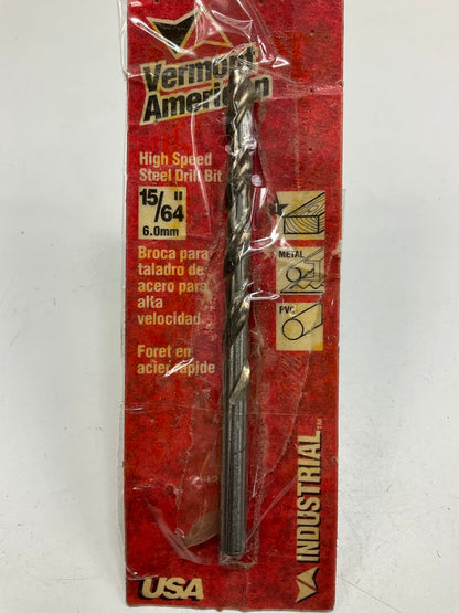 Vermont American 10215 High Speed Drill Bit, 15/64'' - MADE IN USA
