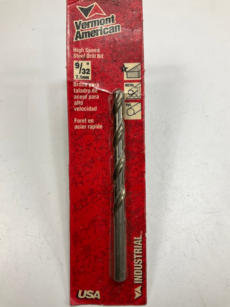 Vermont American 10218 High Speed Drill Bit, 9/32'' - MADE IN USA