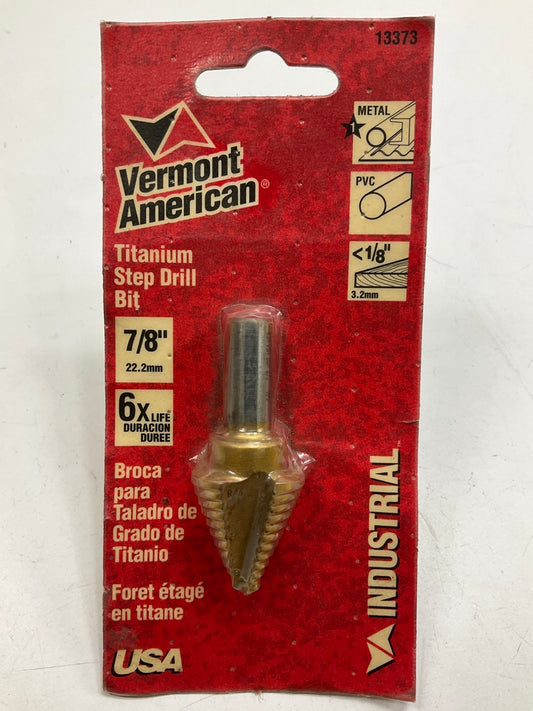 Vermont American 13373 7/8'' Titanium Step Drill Bit - MADE IN USA