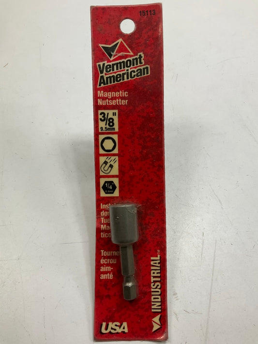 Vermont American 15113 3/8'' Magnetic Nutsetter, 1/4'' Hex Drive - MADE IN USA