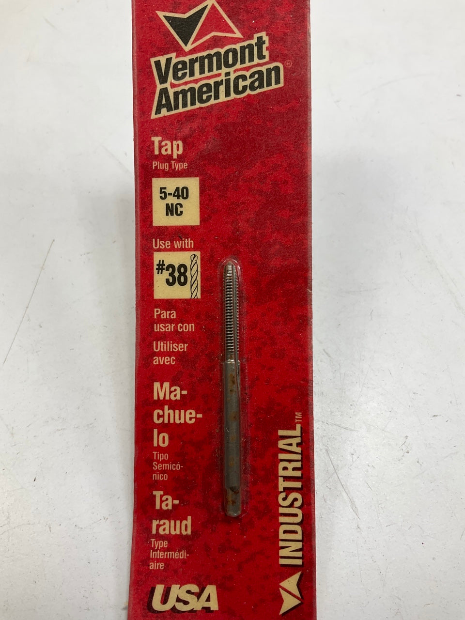 Vermont American 20059 Tap Plug 5-40 NC - MADE IN USA
