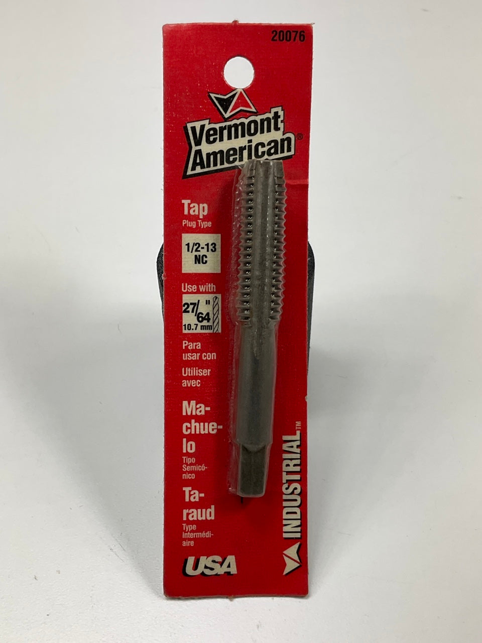 Vermont American 20076 Hand Tap, 1/2''-13 NC - MADE IN USA