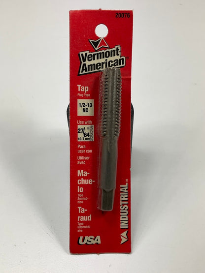 Vermont American 20076 Hand Tap, 1/2''-13 NC - MADE IN USA