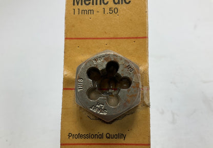 Vermont American 21244 Metric Die 11mm-1.50 - MADE IN USA