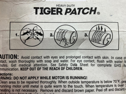 VersaChem 36'' Tiger Patch Muffler & Tailpipe Instant Repair Adhesive Tape Wrap