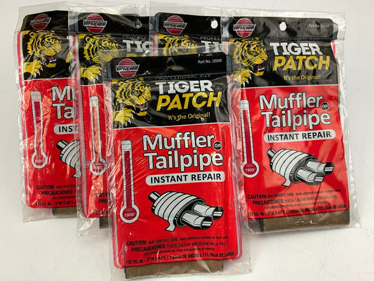 (5) Versachem 10340 Tiger Patch Muffler & Tailpipe Instant Repair Wrap - 3''x44''