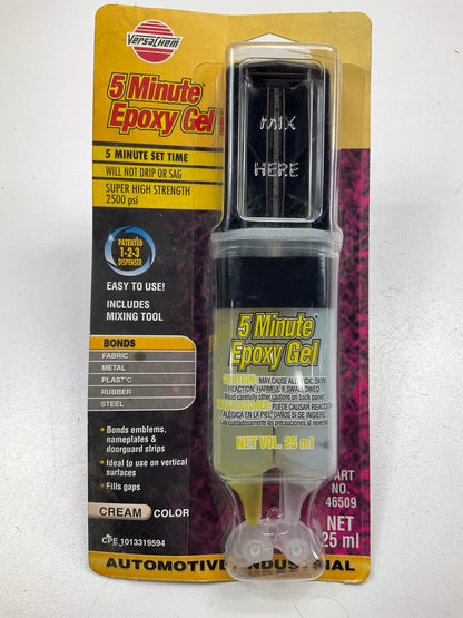 Versachem 46509 5-Minute Quick Set Epoxy For Plastic, Rubber, Metal Repair