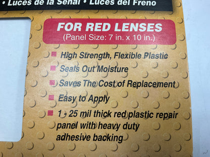 (2) Versachem 90239 Red Auto Lens Tail Light Repair Kit, DIY Fix Broken Car Grid