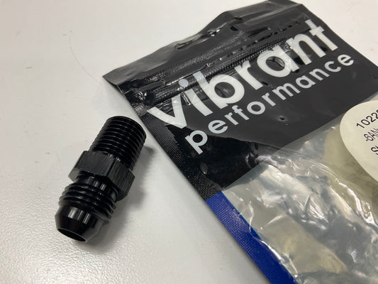 Vibrant Performance 10220 Male -6AN Flare To 1/4'' Male NPT Straight Adapter