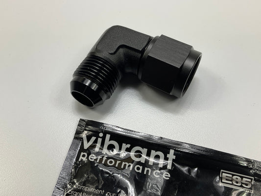 Vibrant Performance 10784 -10AN Female To -10AN Male 90 Degree Swivel Adapter
