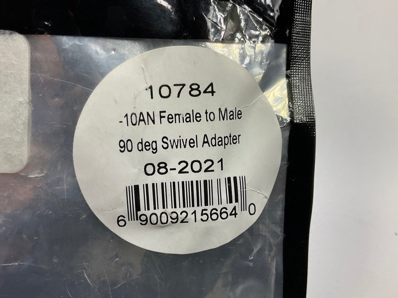 Vibrant Performance 10784 -10AN Female To -10AN Male 90 Degree Swivel Adapter