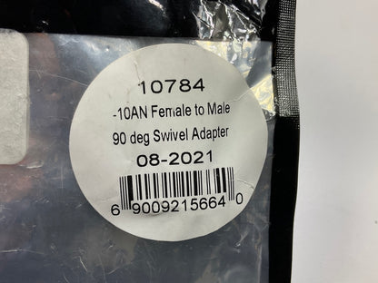 Vibrant Performance 10784 -10AN Female To -10AN Male 90 Degree Swivel Adapter